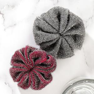 스틸플라워 수세미 2P세트 / 초강력수세미