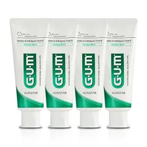 [GUM]GUM 선스타검덴탈페이스트에스 임플란트 관리 후 치과 미백 저자극 치약 4개