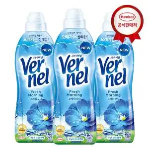 갤러리아 헨켈 고농축 섬유유연제 버넬 0.9L 프레쉬모닝 3개