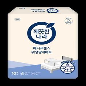 깨끗한나라 봄날 위생 깔개 매트 10개 1팩 (10개)