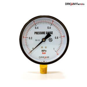 드림팩토리 압력게이지(A형) 100파이 1.0 / 1.5 / 2.0 압력PG 치즈라 일반 측정