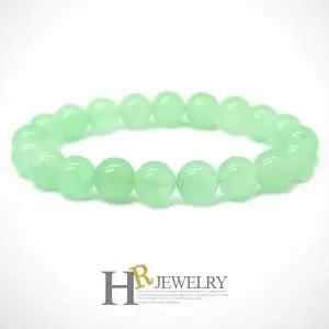 [호림쥬얼리]패션쥬얼리)히트)예쁜(HR)연그린 옥팔찌(10mm)
