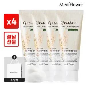 [메디플라워] 곡물 페이셜 클렌징 폼 150mlx4+쇼핑백중