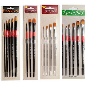 수채화붓세트 모음전 3본 4본 5본 세트 둥근붓 납작붓 아크릴붓 구성붓