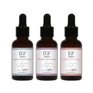 맑을담 EGF FGF IGF 10ppm 3종세트 30ml 앰플 원액