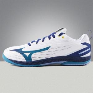 미즈노 웨이브 드라이브 네오4 화이트x블루x네이비 탁구화 / 남녀공용