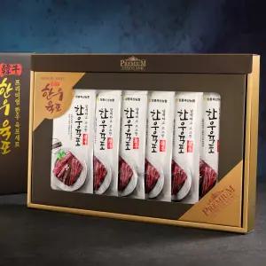[남도드림] HACCP 장흥축협 담백 고소 오리지널 한우육포 선물세트  40g x 6입
