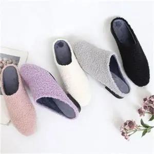 [오노마]ONM 여성 뽀글이 안감 퍼 로우굽 슬리퍼 실내 사무실 겨울 (S8180559)