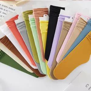 스타킹양말 골지 무지 스타킹 예쁜 시스루 컬러 양말