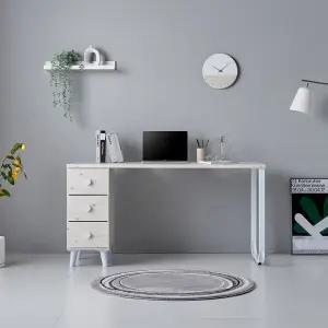 피츠 리엣 1200 서랍 책상 PKS041