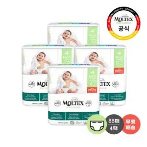 [BEST ITEM]몰텍스 팬티형 4단계 (22매X4팩) 통잠 기저귀 / 독일 친환경 어글리 기저귀