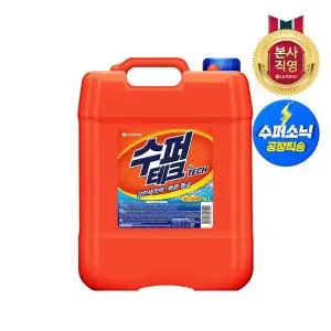 [엘지생활건강]수퍼테크 대용량 액체세제 14L x1개_세탁세제