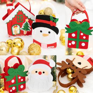 [문구티쳐] 민화샵 크리스마스 펠트미니가방 만들기 5종 만들기세트 diy 가방 펠트소품 크리스마스소품