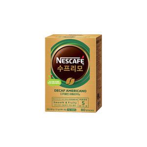 네스카페 수프리모 디카페인 아메리카노 80T