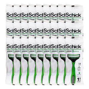 쉬크 익스트림3 센서티브 휴대용 일회용 면도기 1입 X 27개