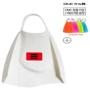 (키링+가방 선물) DMC SWIM 엘리트 맥스 숏핀 WT (화이트) 오리발