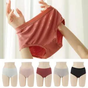 [라페어](김해점) 로즈무드 인견 솔리드 팬티 5종 세트 LJMEA039-MT