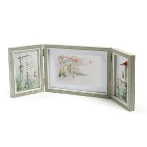 로망스 접이식 사진액자 / 3단 탁상액자 인테리어