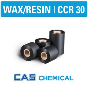 왁스레진리본 CCR30 60mm 바코드 열전사 리본 먹지 유포지 아트지 미라지 CCR-30 카스 정품