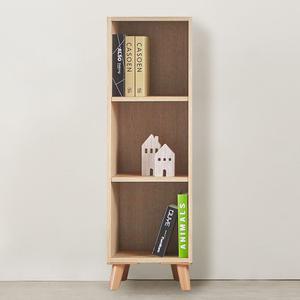 보스 3칸 낮은 책장 미니 틈새 거실 세로책장