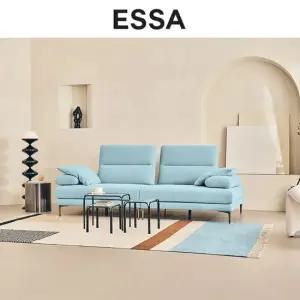 피에트 와이드 3인 스윙기능 리브 패브릭 소파