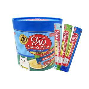 이나바 차오 츄르 구루메 가다랑어 버라이어티 (14gx120p) SC-212