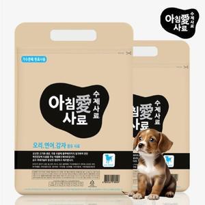 아침애 수제사료 오리 연어 감자 6kg