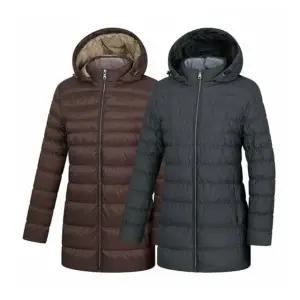 [롯데백화점]콜핑 LD28 여성 겨울 초경량 후드탈부착 중기장 덕다운 자켓 KTJ6789W