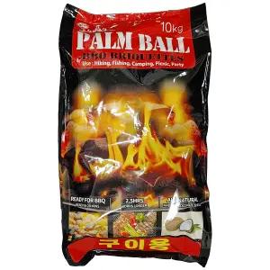 큐맥 팜볼 야자 숯 10kg/야자열매 e