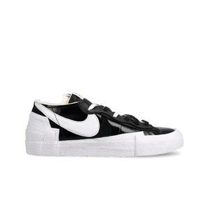 [정품] 나이키 블레이저 로우 사카이 블랙 페이턴트 레더 887074