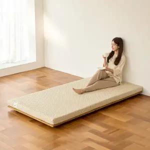 스너그홈 착붙 천연라텍스 매트리스 토퍼 7.5cm S 미디엄