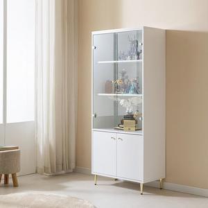 [보루네오하우스]마르체 리아 E0등급 D800 장식장 수납장 강화유리 진열장 BHP104C