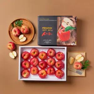 경북직송 정성가득 빨간사과 프리미엄 선물세트 5kg / 14-16과