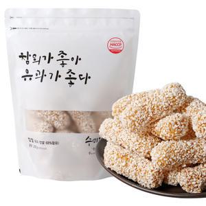 수미담 전통 찹쌀 참외조청 유과 200g 국내산 한과 명절 선물 세트