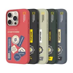 내셔널지오그래픽 아이폰15 프로 프로맥스 플러스 팔레트컬러 와펜 케이스