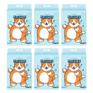 [친절한도그씨]두부랑캣츠 극세입자 2.6kg x 6개 고양이모래 기능 30%UP