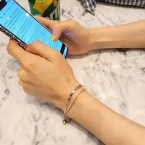 ONM 써지컬 먼지차단 고급마스크 뱀줄 실크 골드 티타늄