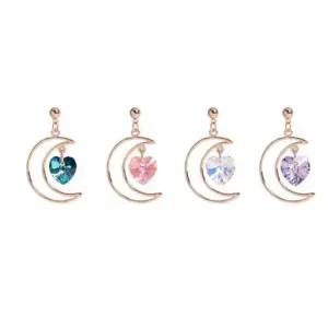 ONM 귀걸이 주얼리 큐빅귀걸이 폭스타일 악세서리 쥬얼리