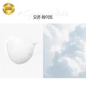 [참존화장품]참존 톤업핏 블랙라벨 라이트 KF94 마스크 대형 오픈 화이트 25매