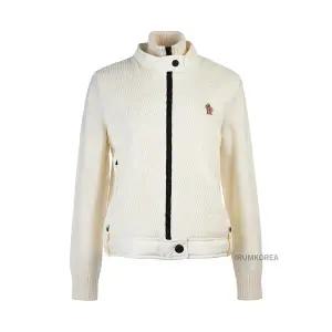 [몽클레어] 여성 로고패치 패딩 믹스 가디건 9B00009 M1131 036