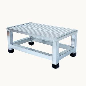 알루미늄 발판  안전발판 계단식 작업계단 디딤대 작업사다리 (1단)