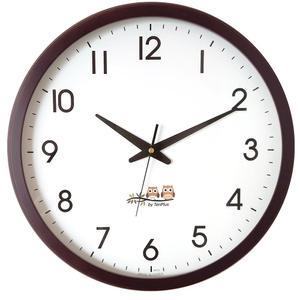 40cm 무소음벽시계 원목 대형 인테리어 거실 벽걸이시계 무음 브라운 부엉이 학교 우드 사무실 교실 식당 개업 집들이선물