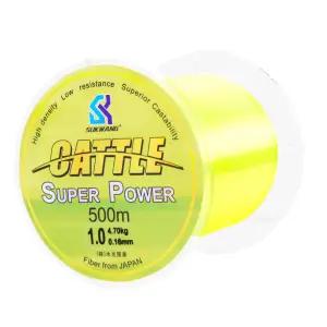 999피싱 캐틀 모노라인 바다 세미플로팅 원줄 민물 나일론 대용량 500M 형광