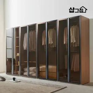 브론즈 옷장세트 3200 시스템 옷장 드레스룸 옷방 이불 장롱