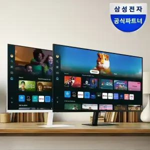 [체감가 27만] 삼성전자 M5 S32DM500 80.1cm(32인치) 스마트모니터 블랙 (OTT/넷플릭스/유튜브/미러링/스마트싱스/게이밍허브/삼성헬스/캠핑용/원룸