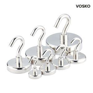 보스코 초강력 네오디움 고리자석 원형 마그네틱 후크 행거 마그넷