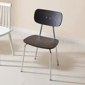 셀리온 우드 스틸 디자인 식탁 의자 무배