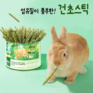 YEE 대용량 건초스틱 1캔 /토끼간식 기니피그간식 이갈이