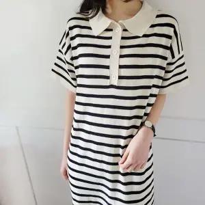 [보리보리/보리맘]단 카라 니트 미디 원피스 빅사이즈 임부복 여름 휴양지 여행 R446