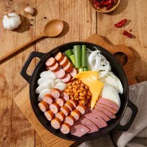 [롯데백화점]쟌슨빌 쟌슨빌 부대찌개 500g(1-2인분) 2종 4팩 (오리지널 2팩+더진한 2팩)